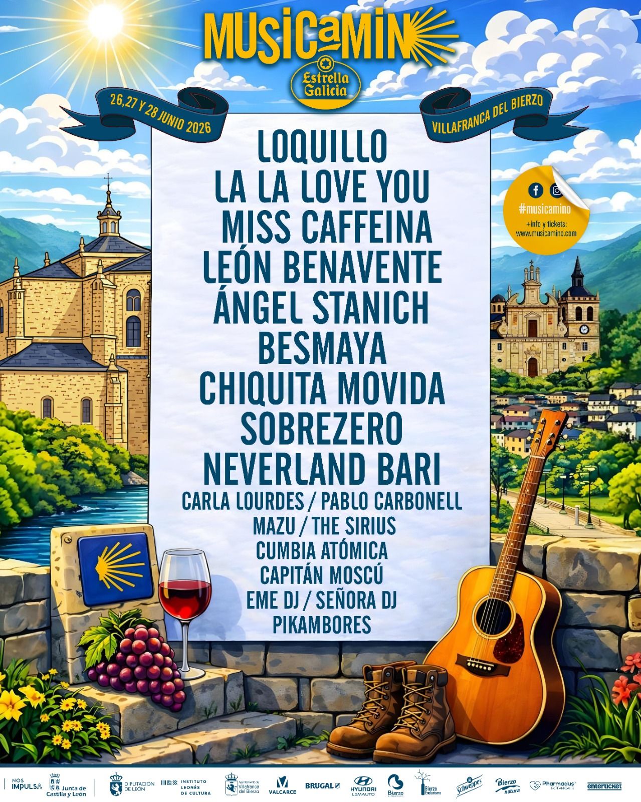 Cartel del Musicamino 2026.