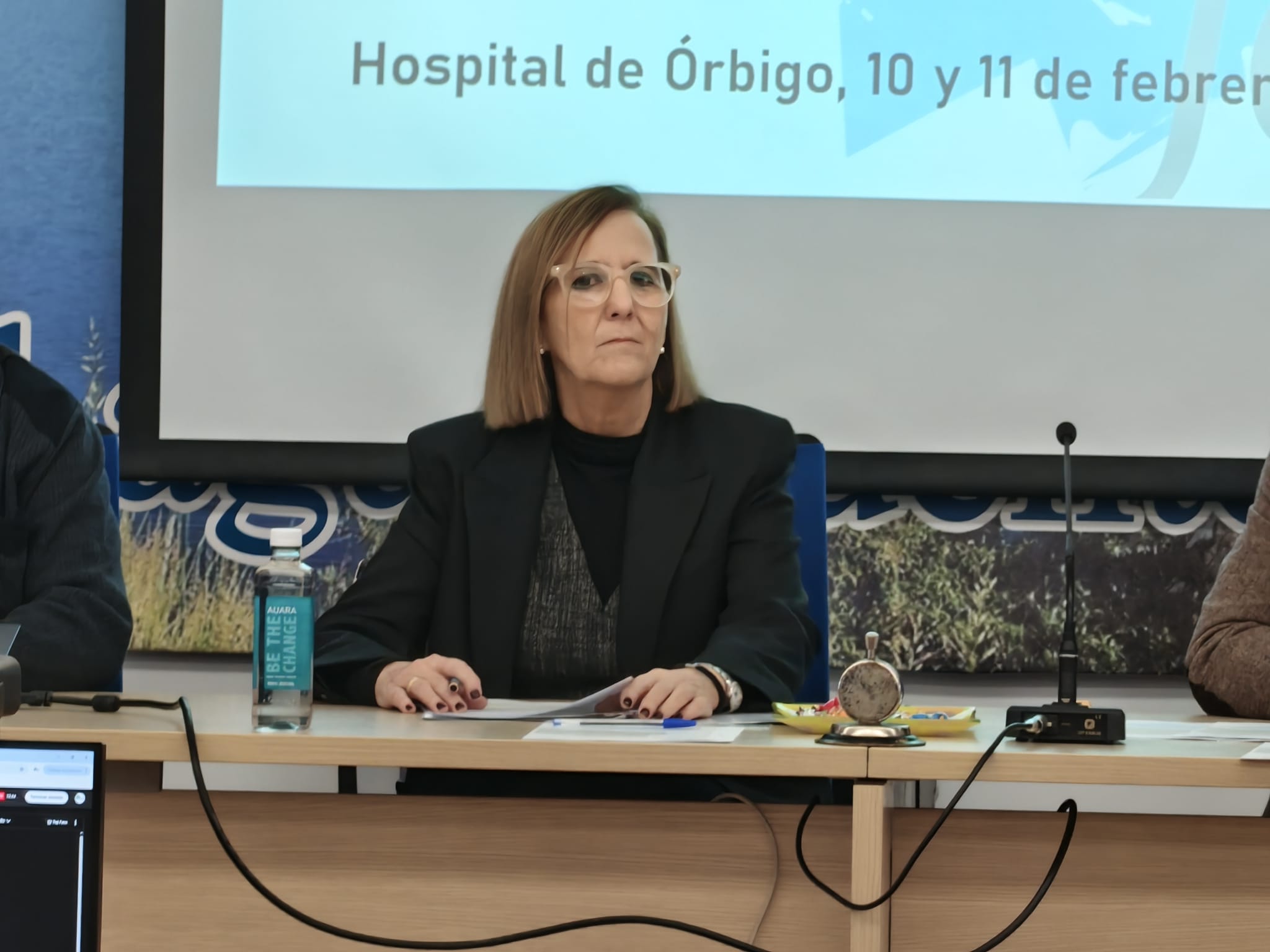 La presidenta de la Confederación Hidrográfica del Duero, María Jesús Lafuente, durante las jornadas. | A. R.