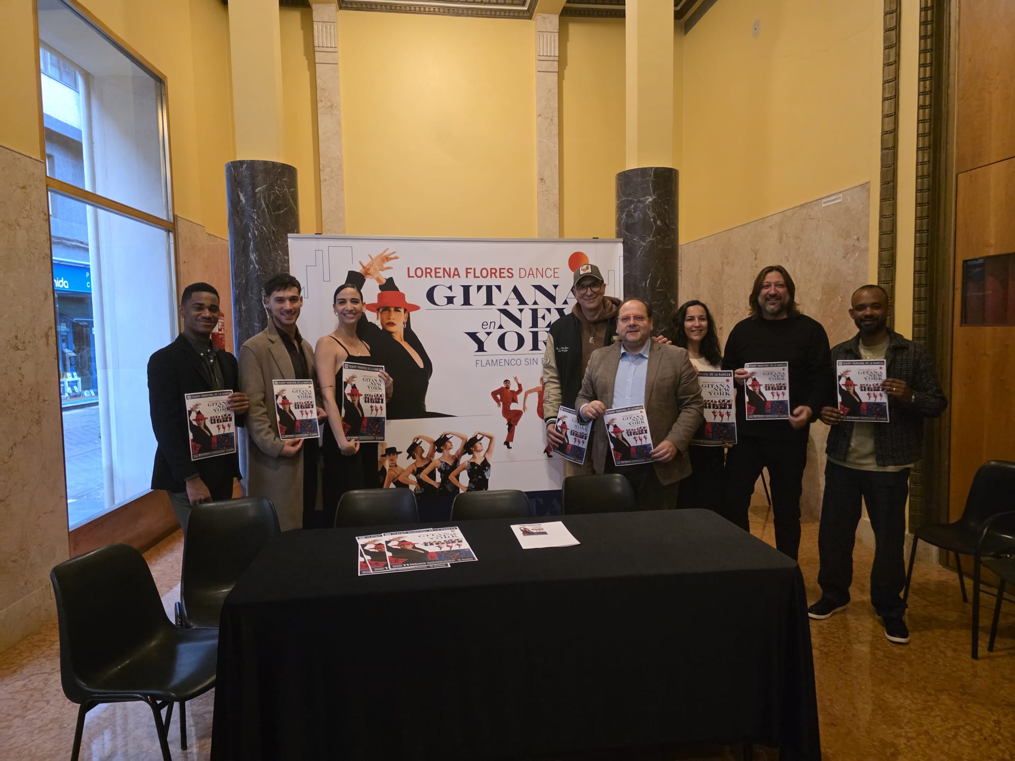 Presentación de la actuación 'Gitana en New York' de Lorena Flores Dance Company en La Bañeza. | L.N.C.