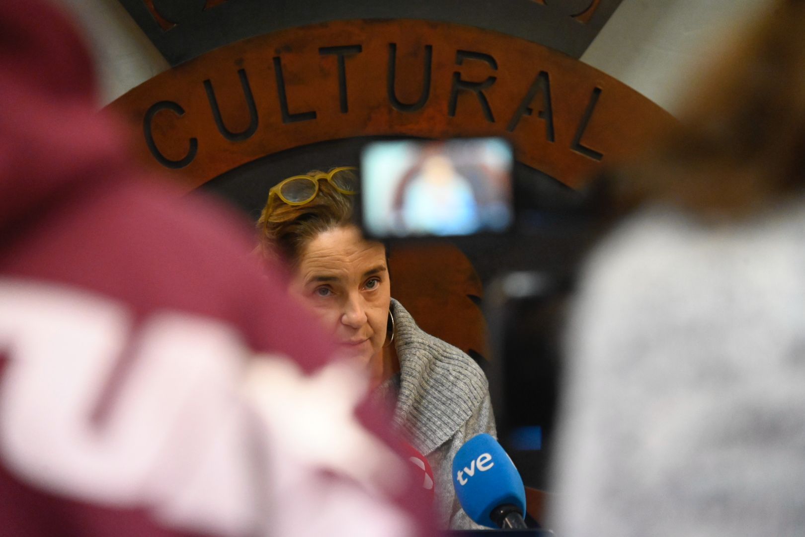 Un instante de la comparecencia de Natichu Alvarado, consejera ejecutiva de la Cultural. | SAÚL ARÉN