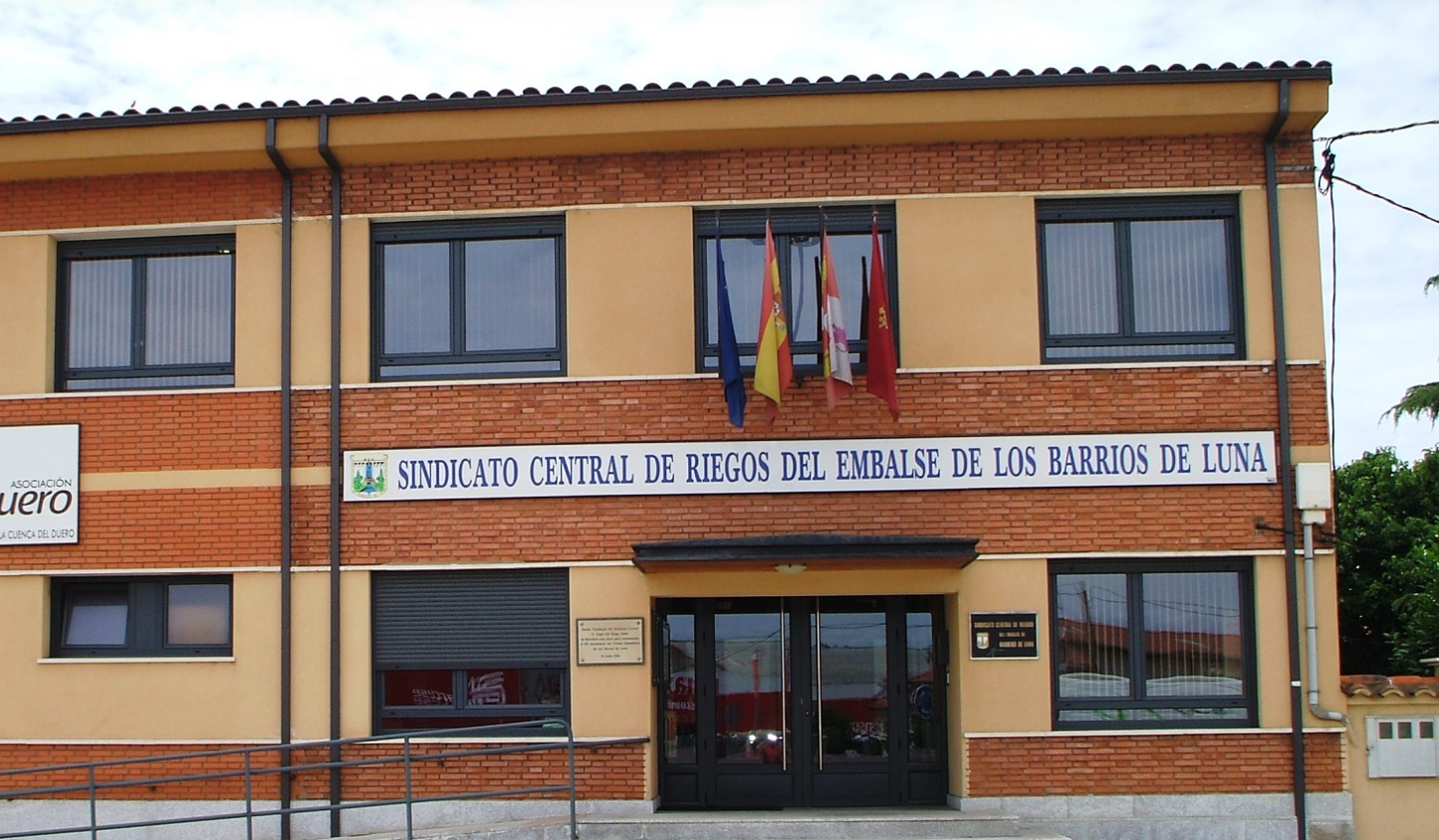 Vista de la sede del Sindicato Central de Regantes de Barrios de Luna en Hospital de Órbigo. | L.N.C.