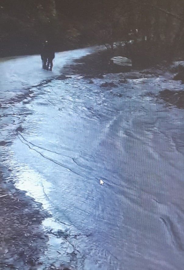 Desbordamiento en Carracedo de Compludo.