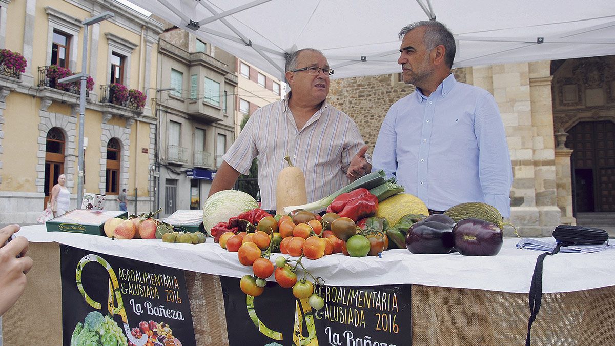 Tomás Gallego y José Miguel Palazuelo presentaron ayer la muestra. | ABAJO
