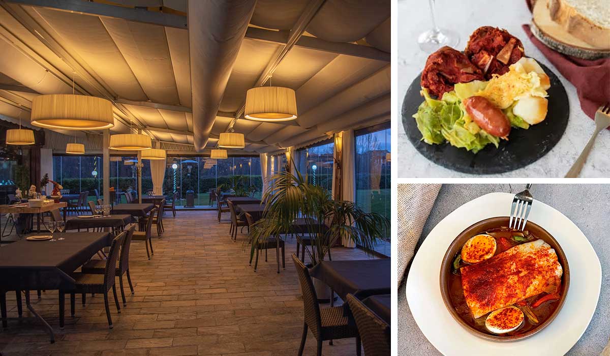 Comedores de La Casa del Botillo y algunos de sus platos. | L.N.C.