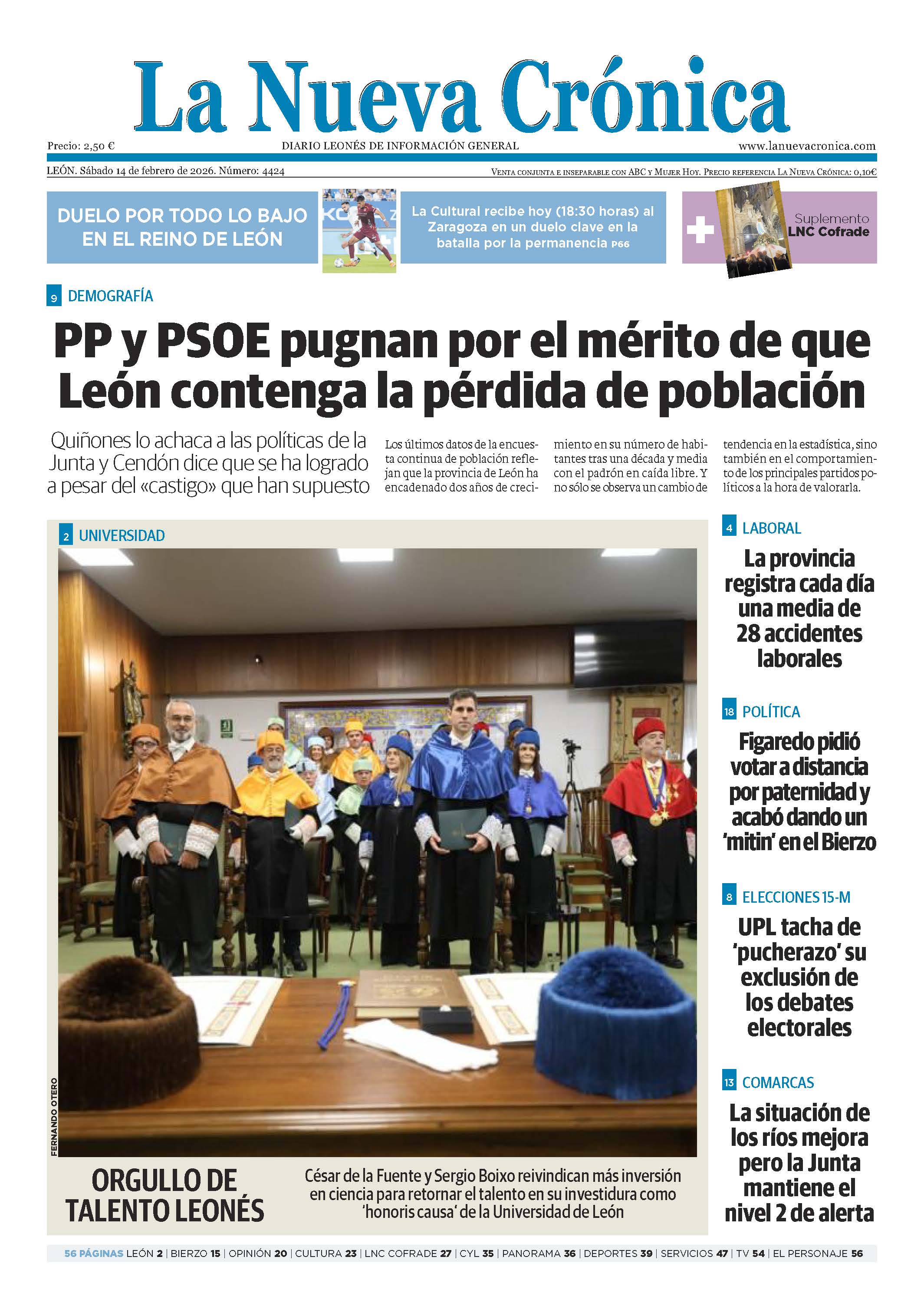14 02 2026 La Nueva Crónica