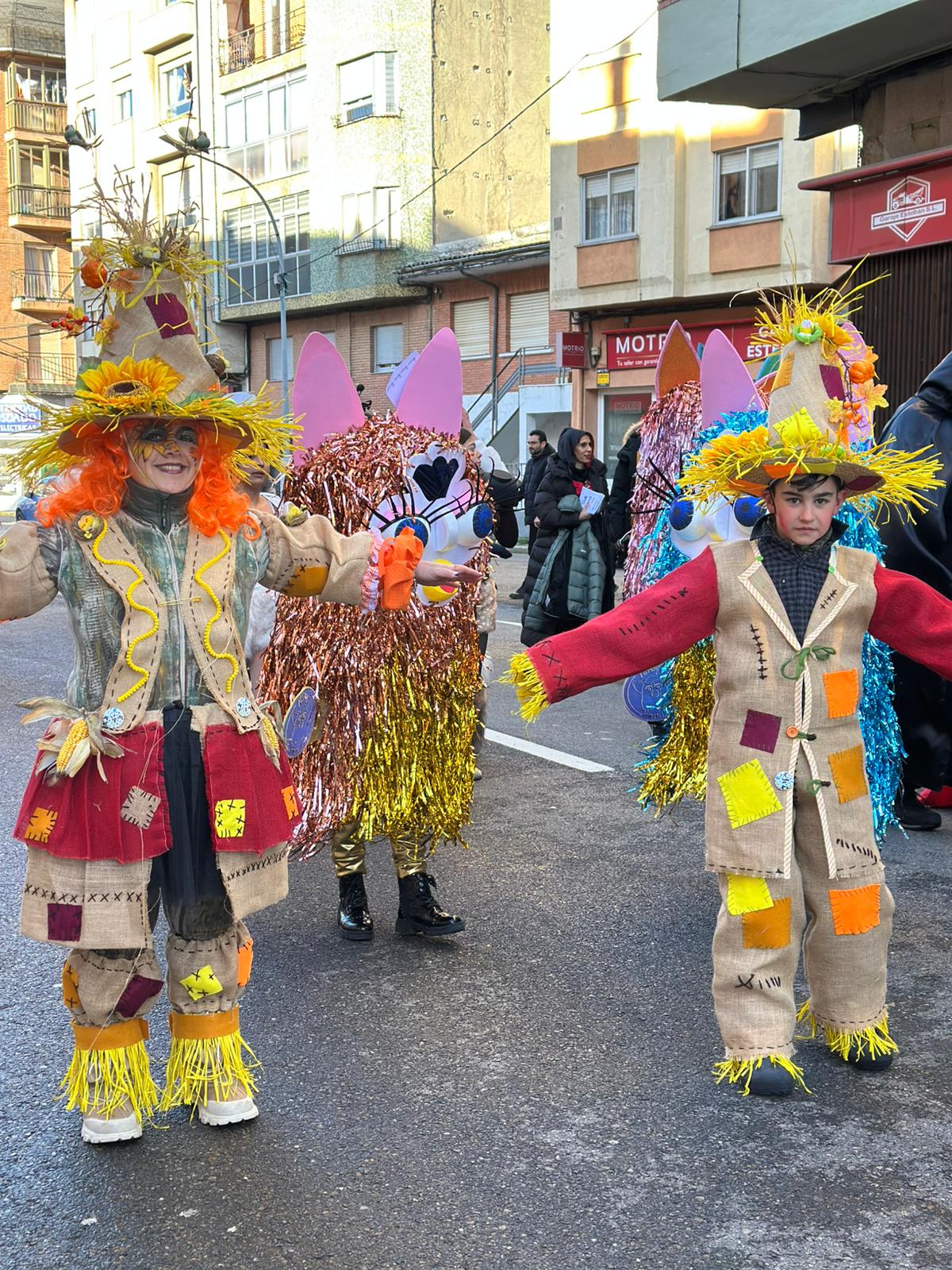 Desfile de carnaval de Cistierna de este pasado sábado. 