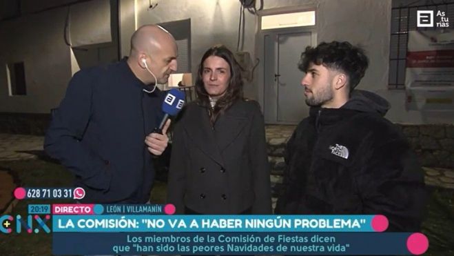 Sergio y Ana fueron quienes atendieron a los medios de comunicación Sergio y Ana fueron quienes atendieron a los medios de comunicación