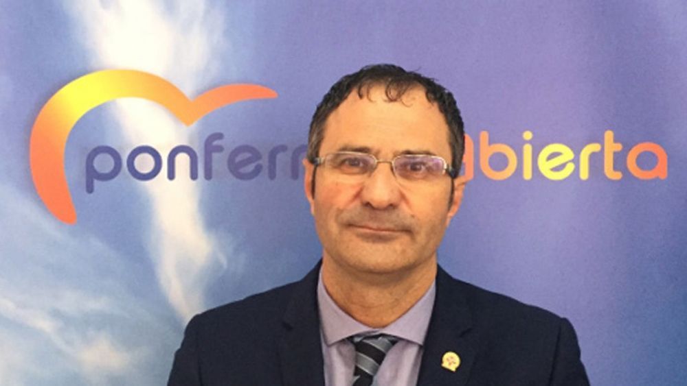 El candidato berciano del Partido Popular a las Cortes de Castilla y León, Neftalí Fernández.