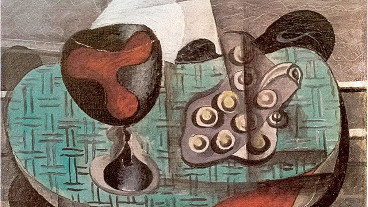 ‘Verre et raisins’, de Georges Braque. | COLECCIÓN ABANCA