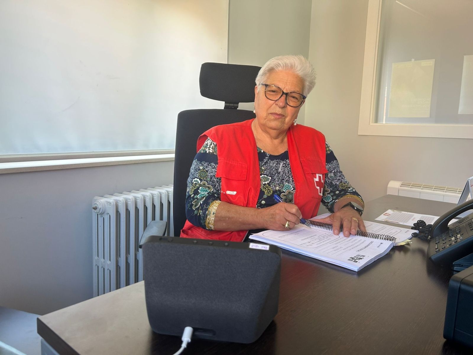 Belarmina, presidenta de la Asamblea Comarcal de Cruz Roja en Valencia de Don Juan| L.N.C.