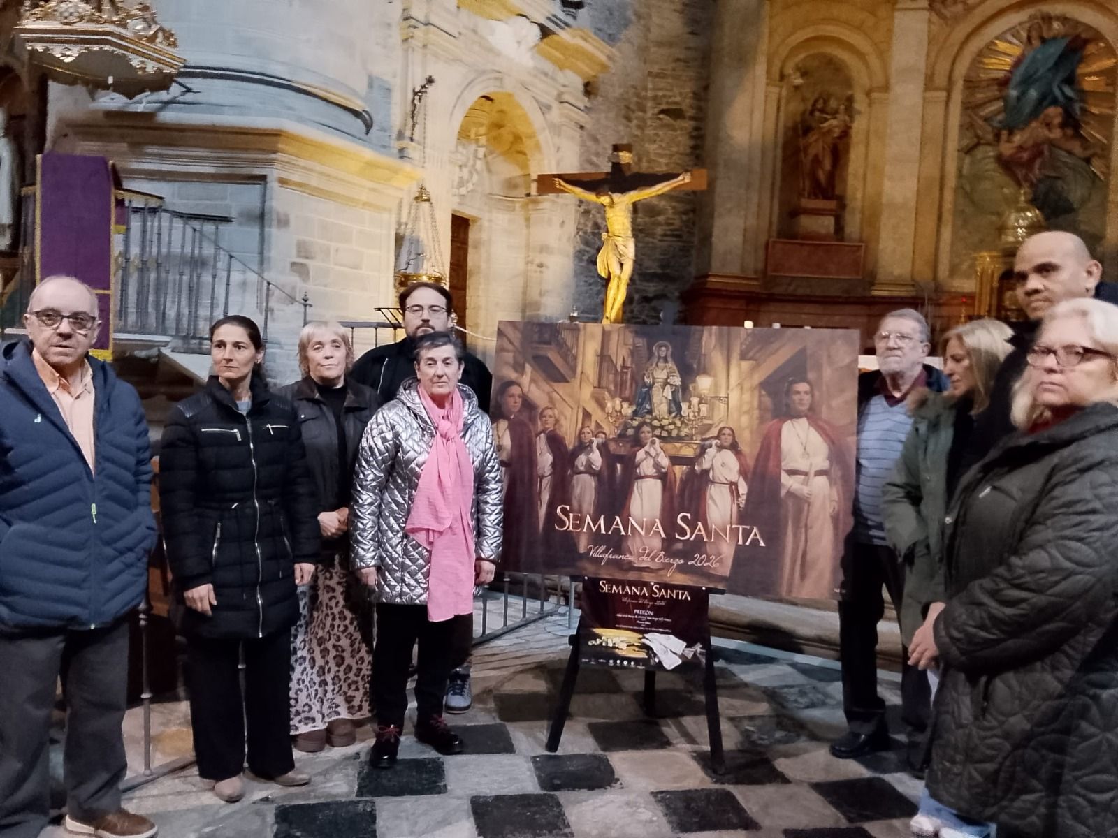 Presentación del cartel de la Semana Santa de Villlafranca. | HENAR ALONSO