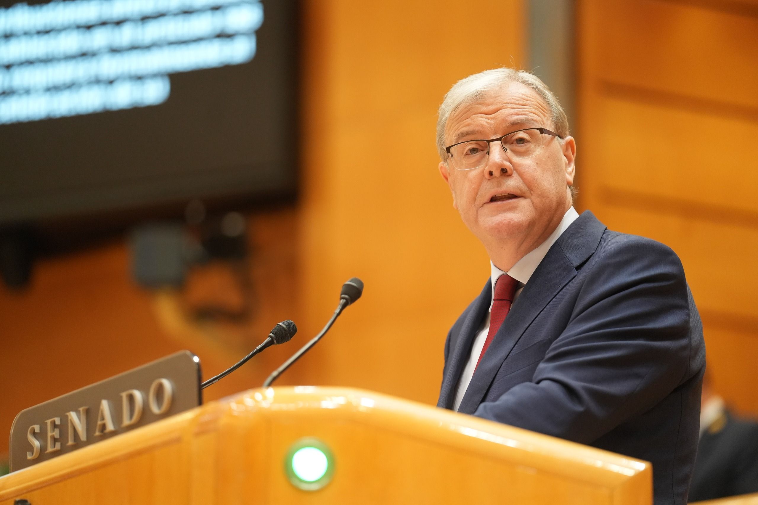 Antonio Silván, en una comparecencia en el Senado