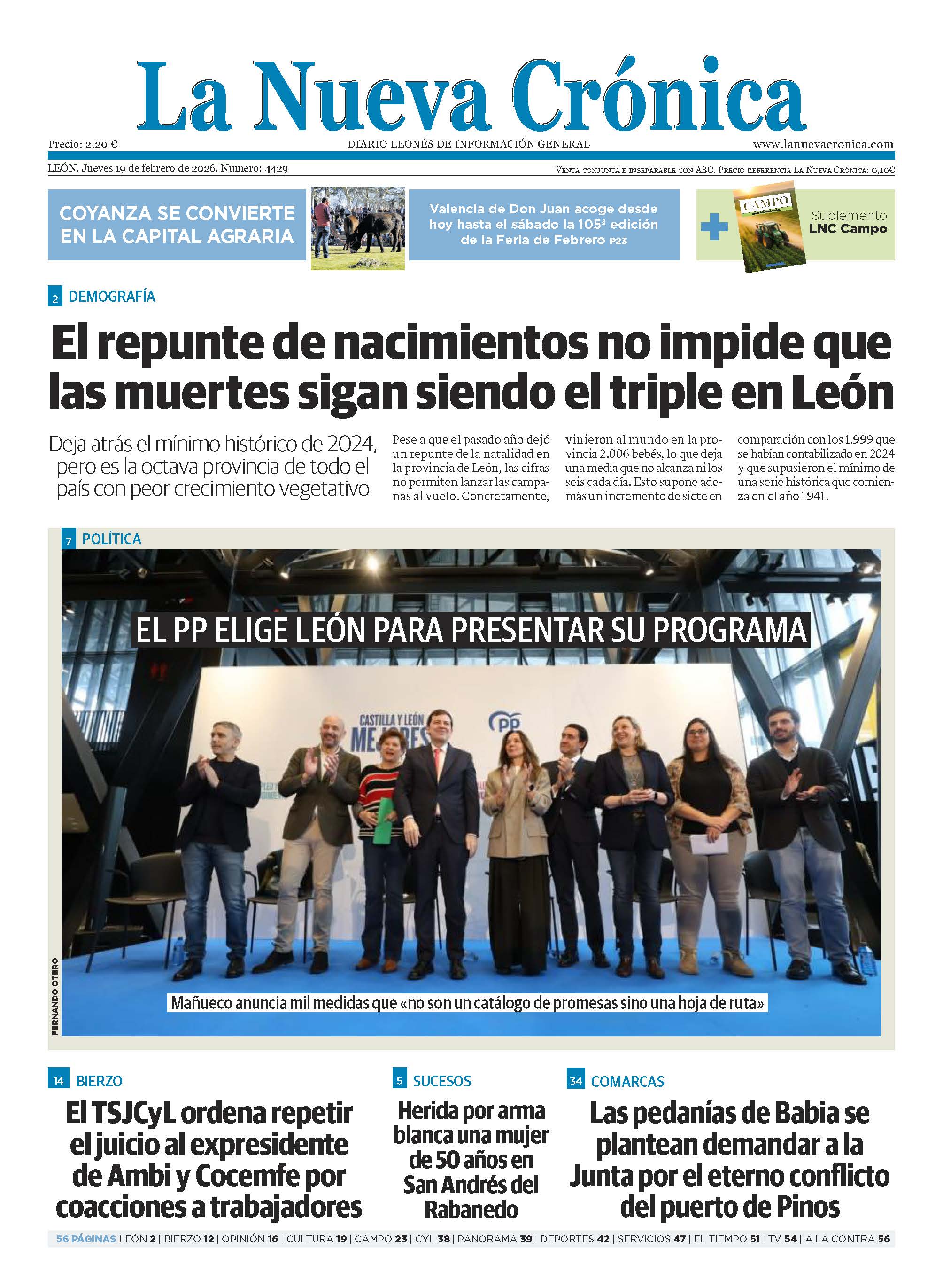 19 02 2026 La Nueva Crónica