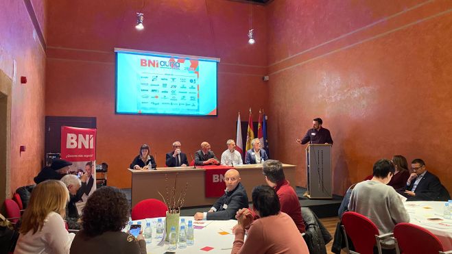 Ponencias del encuentro de Auna en Ponferrada. | ELSA GARCÍA