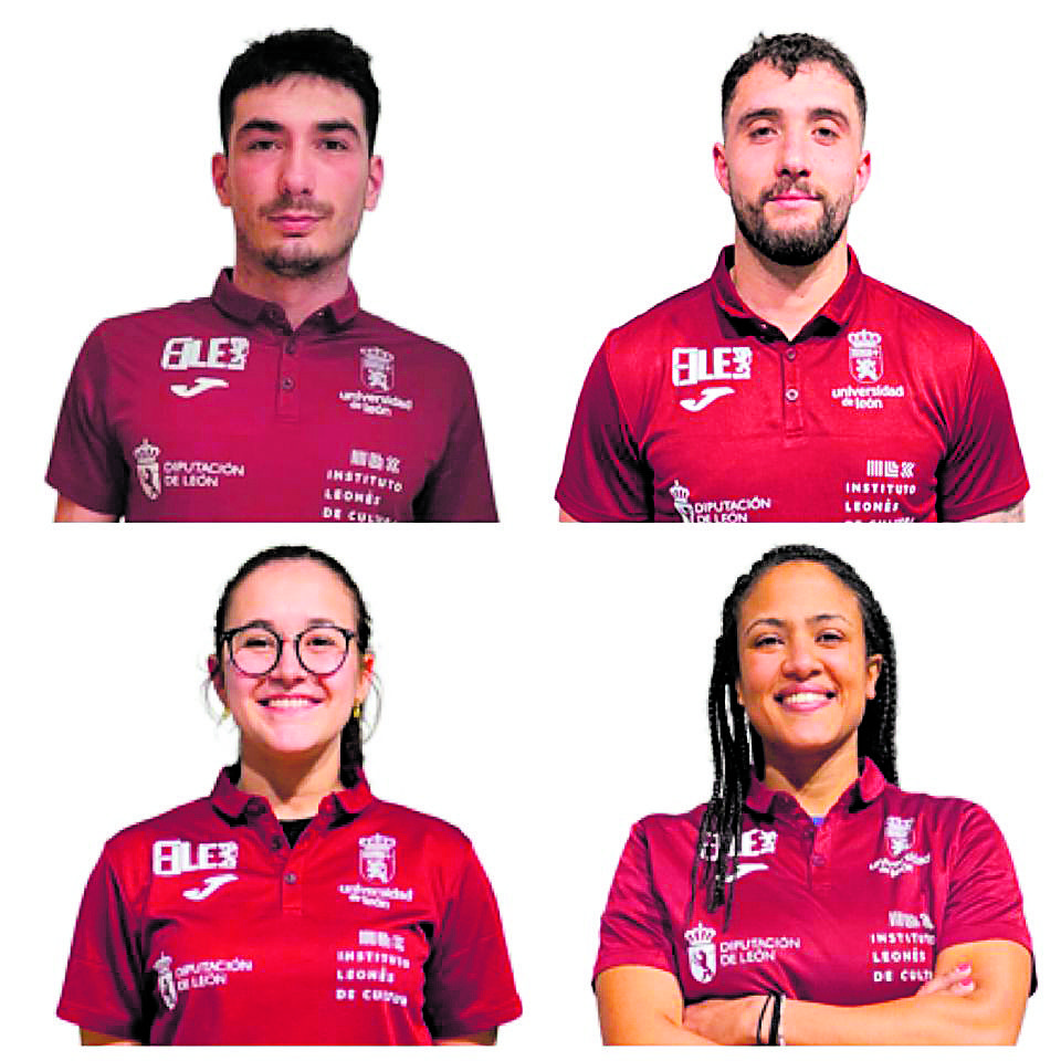 Los cuatro leoneses,Carlos Mondelo, David F. Pazo, Reca Martínez y Luzma Carcedo. FLL Los cuatro leoneses,Carlos Mondelo, David F. Pazo, Reca Martínez y Luzma Carcedo. FLL