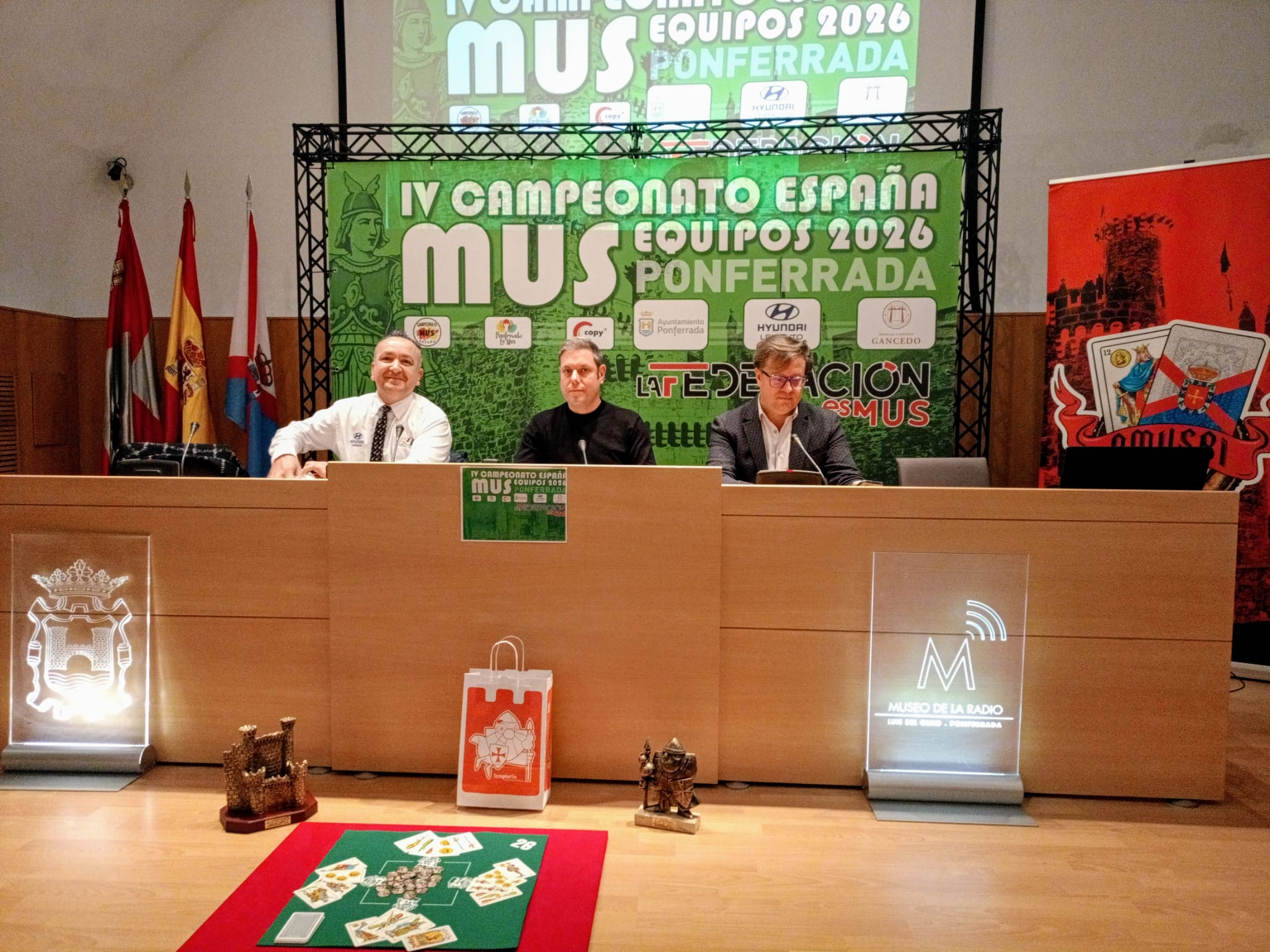 Presentación del Campeonato de España de Mus por equipos.