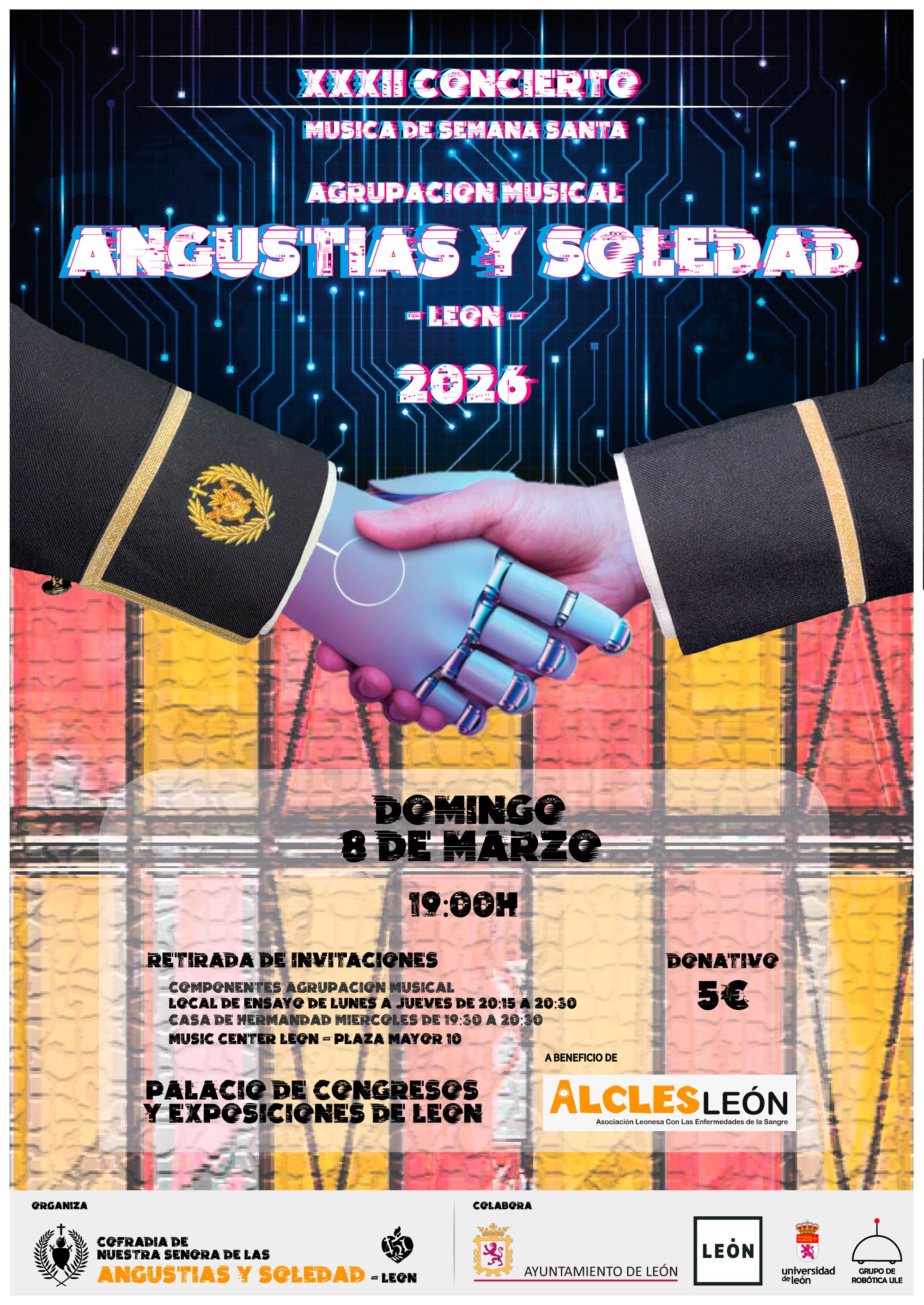 Cartel del concierto de Angustias y Soledad.