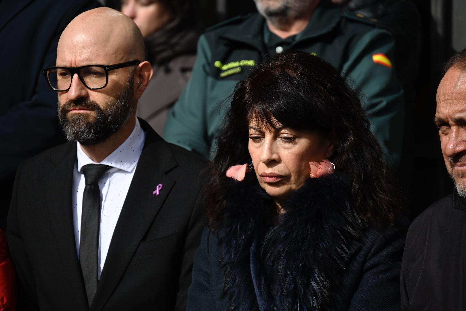 Ana Redondo en el minuto de silencio por las víctimas de violencia machista | SAÚL ARÉN Ana Redondo en el minuto de silencio por las víctimas de violencia machista | SAÚL ARÉN