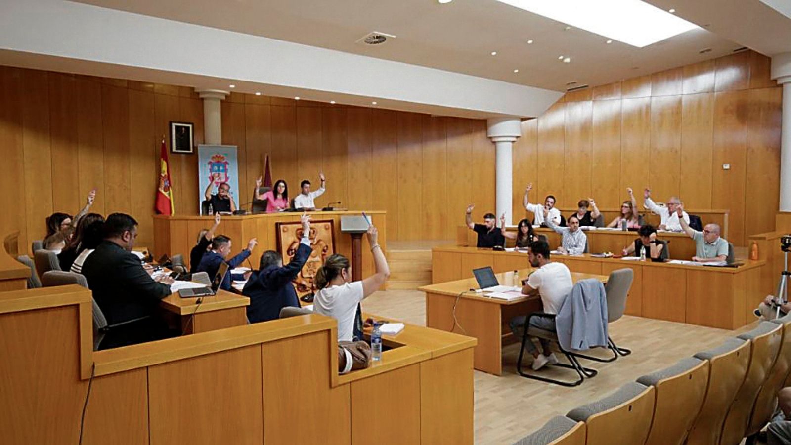 Una sesión plenaria en el Ayuntamiento de San Andrés del Rabanedo | FERNANDO OTERO Una sesión plenaria en el Ayuntamiento de San Andrés del Rabanedo | FERNANDO OTERO