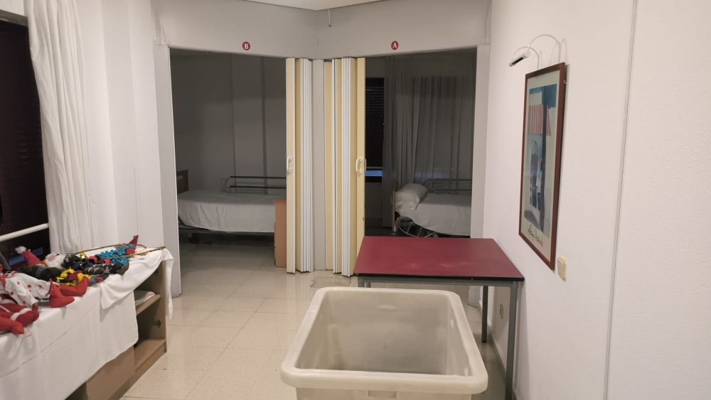 Imagen de archivo de una habitación de la residencia mixta de Ponferrada.