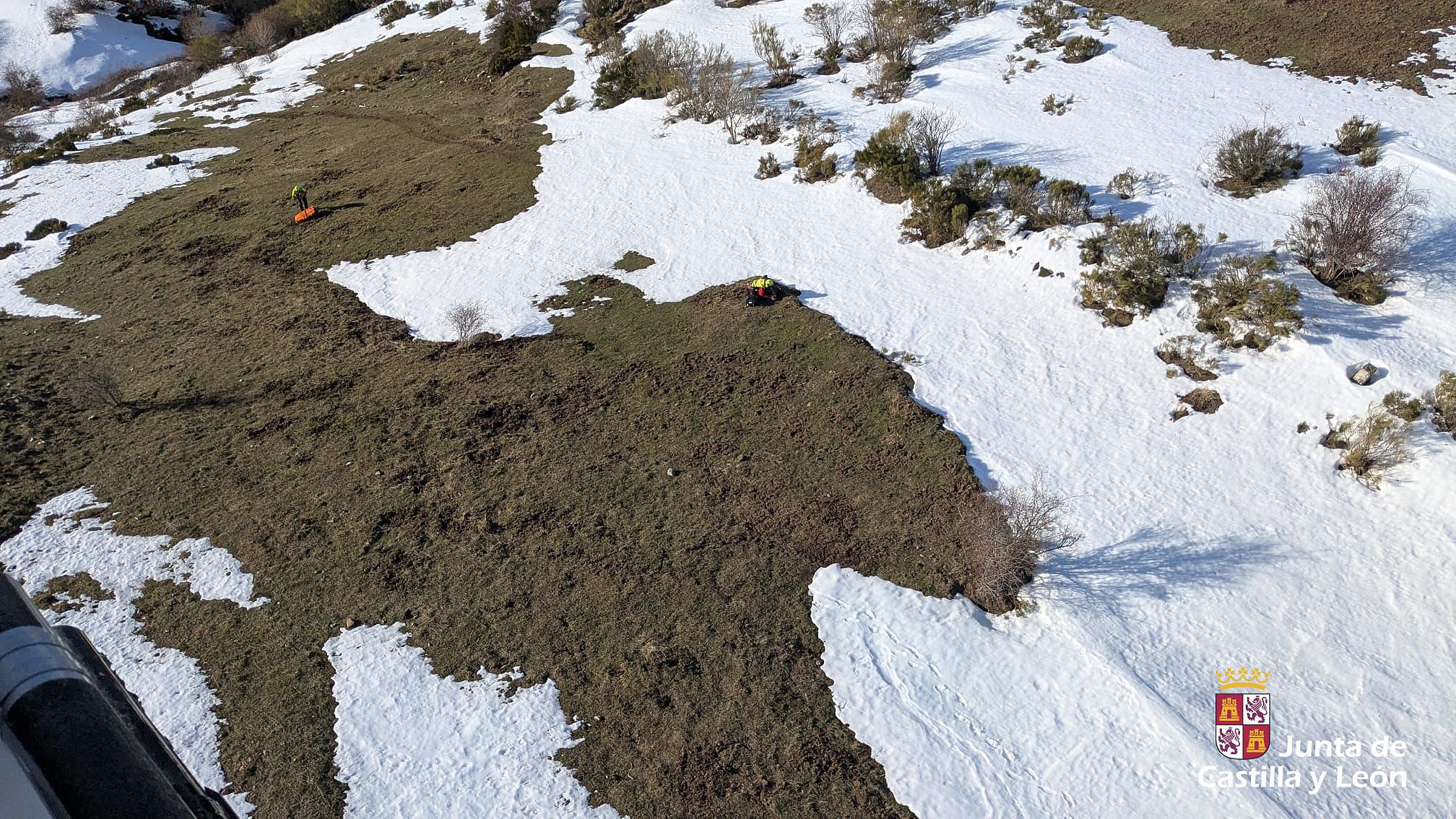 Rescate a un montañero herido en La Pola de Gordón. | JCYL