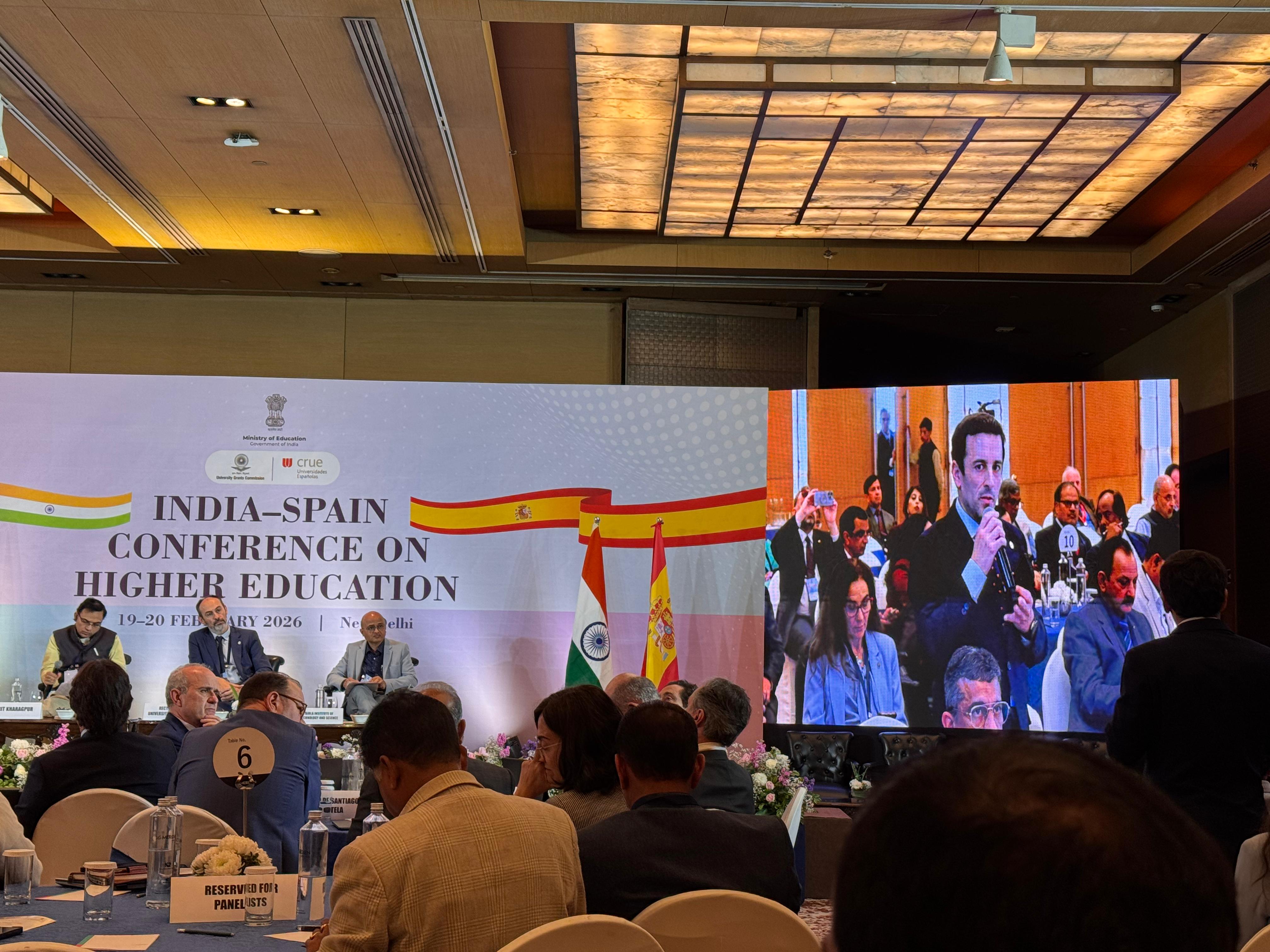 Participación de la ULE en la cumbre de universidades en la India. | L.N.C.