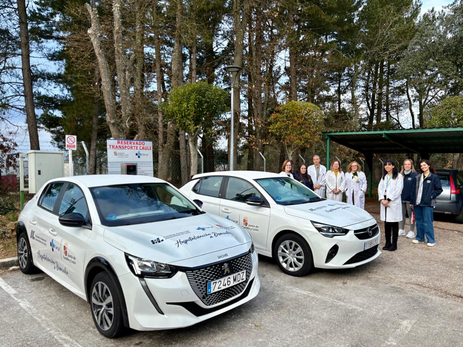 Equipo de la unidad de hospitalización a domicilio