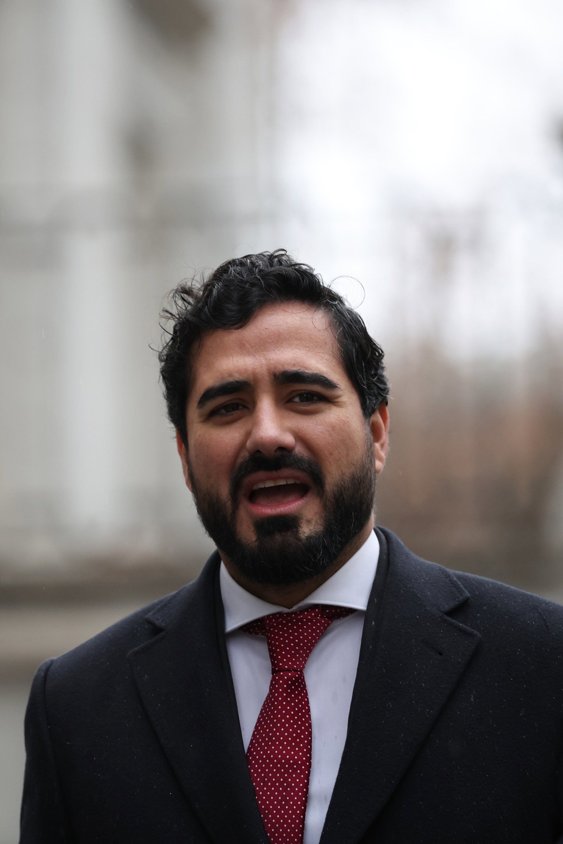 El eurodiputado y líder de Se Acabó la Fiesta (SALF), Luis 'Alvise' Pérez, a su llegada al Tribunal Supremo, a 26 de enero de 2026. |EUROPA PRESS