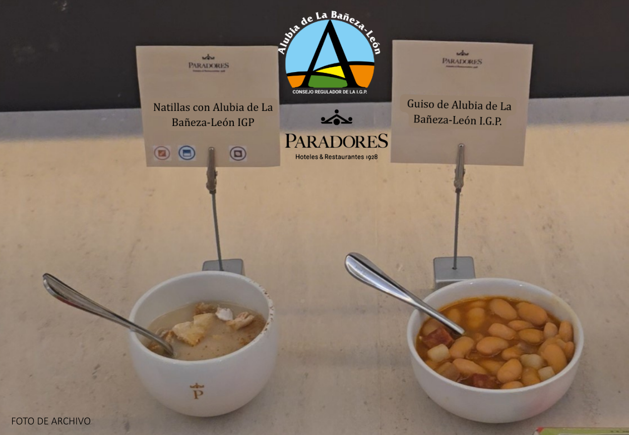 Dos de las elaboraciones de alubias de La Bañeza-León IGP. | L.N.C. Dos de las elaboraciones de alubias de La Bañeza-León IGP. | L.N.C.