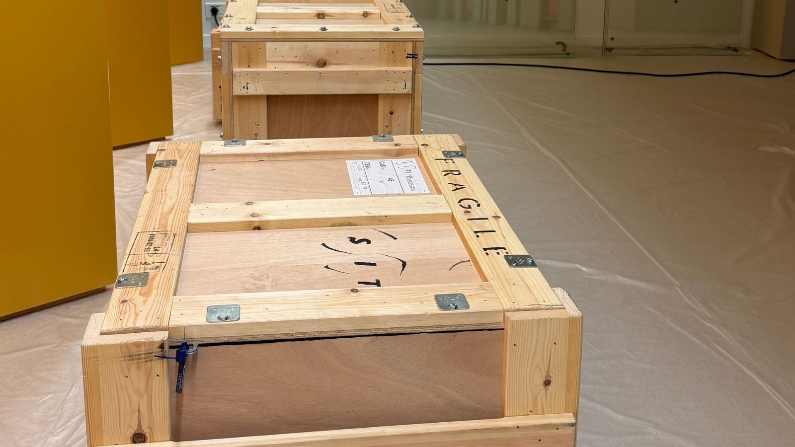 El Museo de León guarece desde ayer las primeras piezas en llegar. | L.N.C.