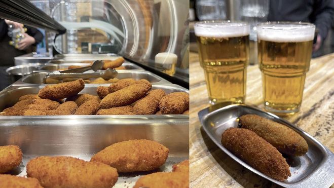 La características croquetas de El Rebote de León. SAÚL ARÉN