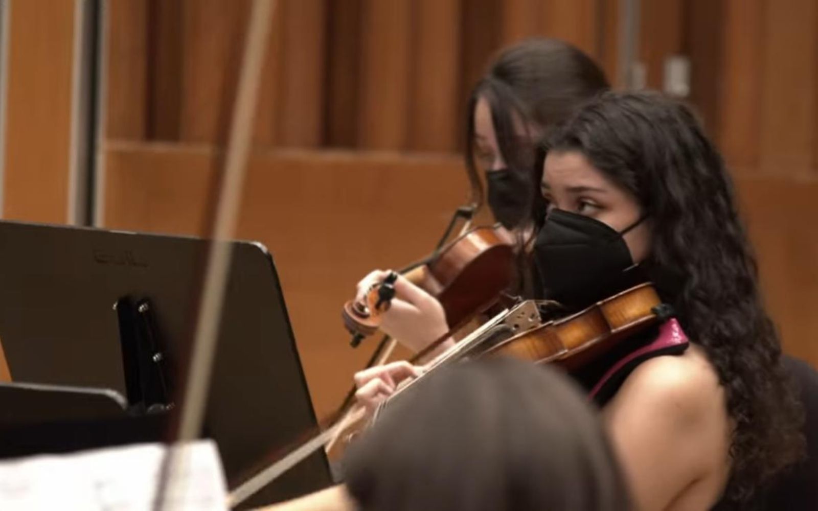 Mencia Gómez, durante su actuación en un concierto | CEDIDA A L.N.C.