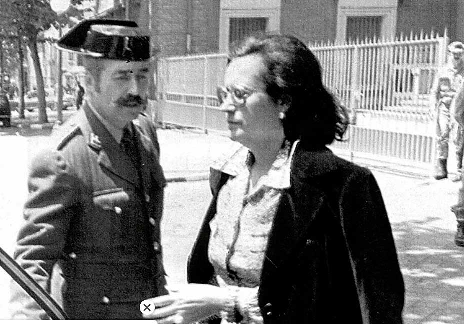 Antonio Tejero junto a su mujer, Carmen Díez Pereira. | L.N.C.