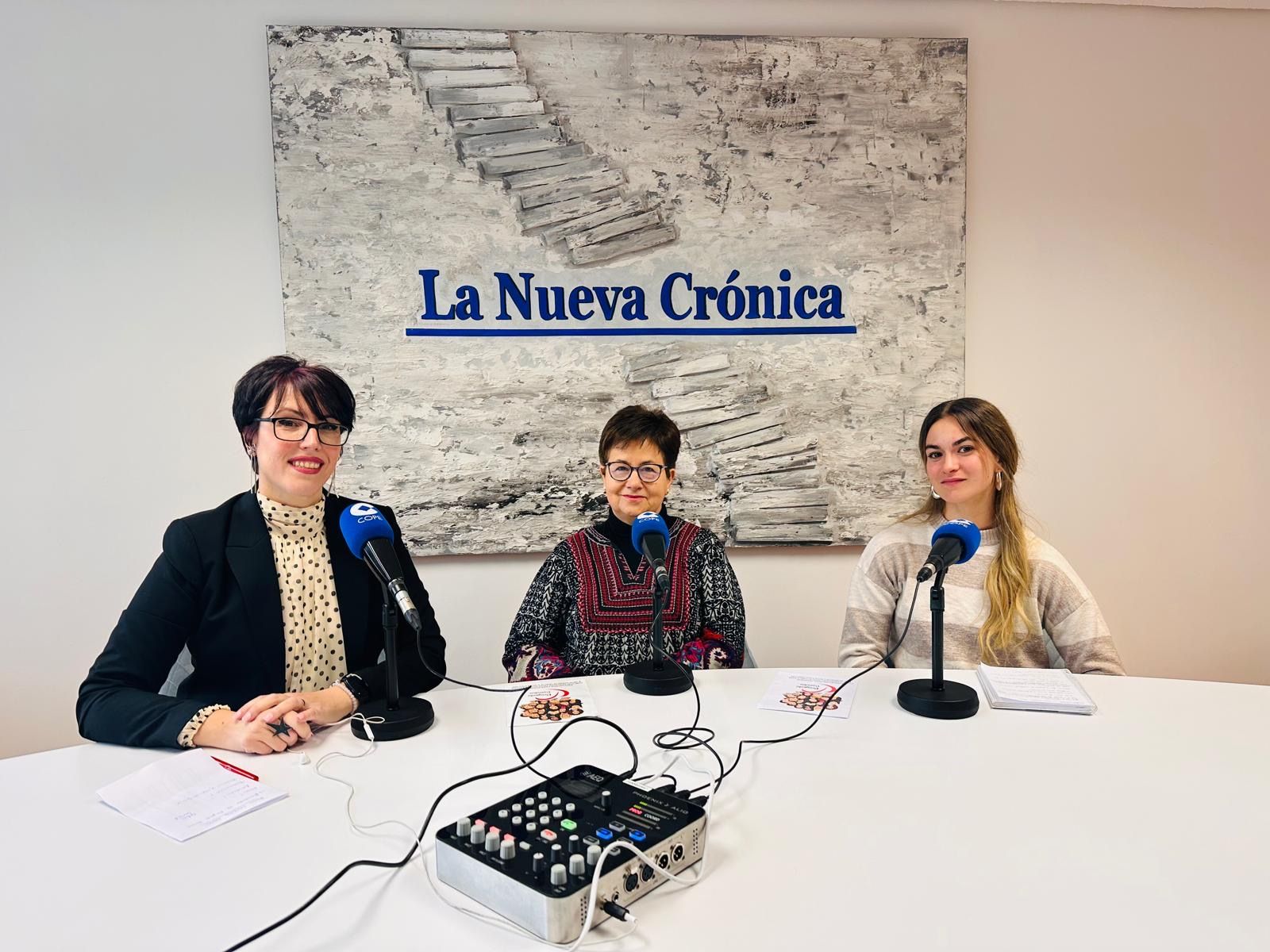 Rosa González García durante el espacio 'Entre nosotras'. L.N.C.