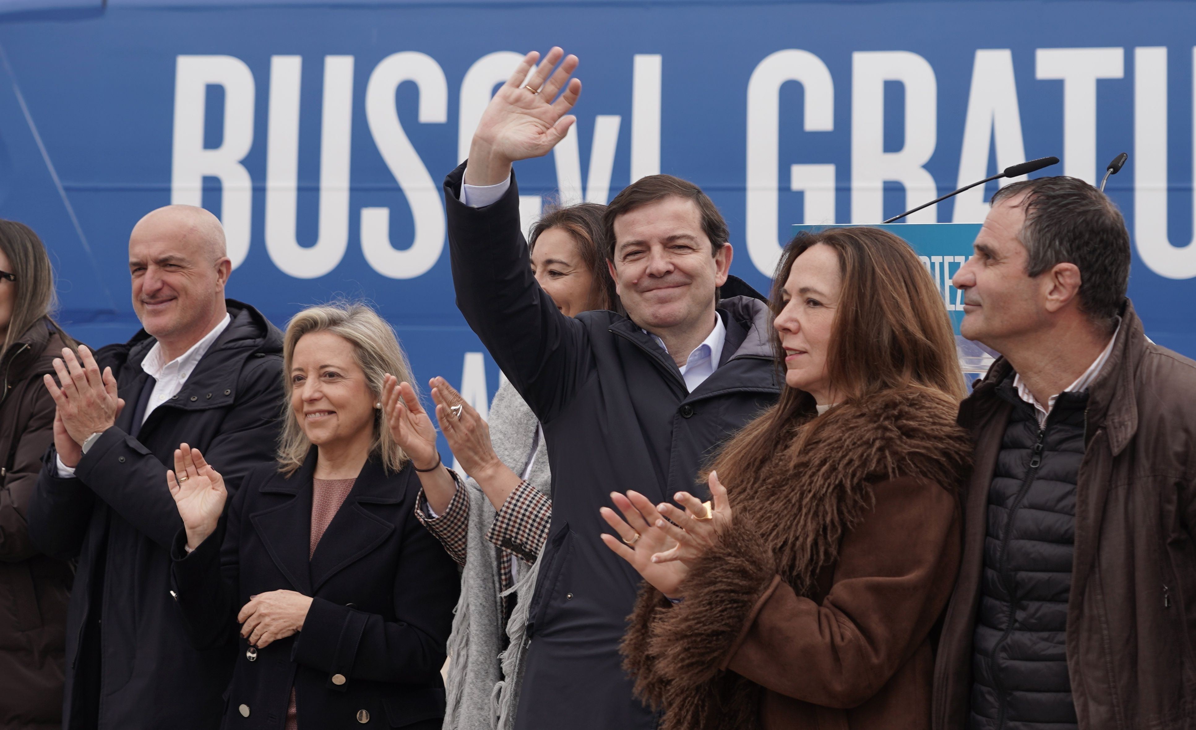 Alfonso Fernández Mañueco durante su mitin en Ponferrada. | CÉSAR SÁNCHEZ (ICAL)