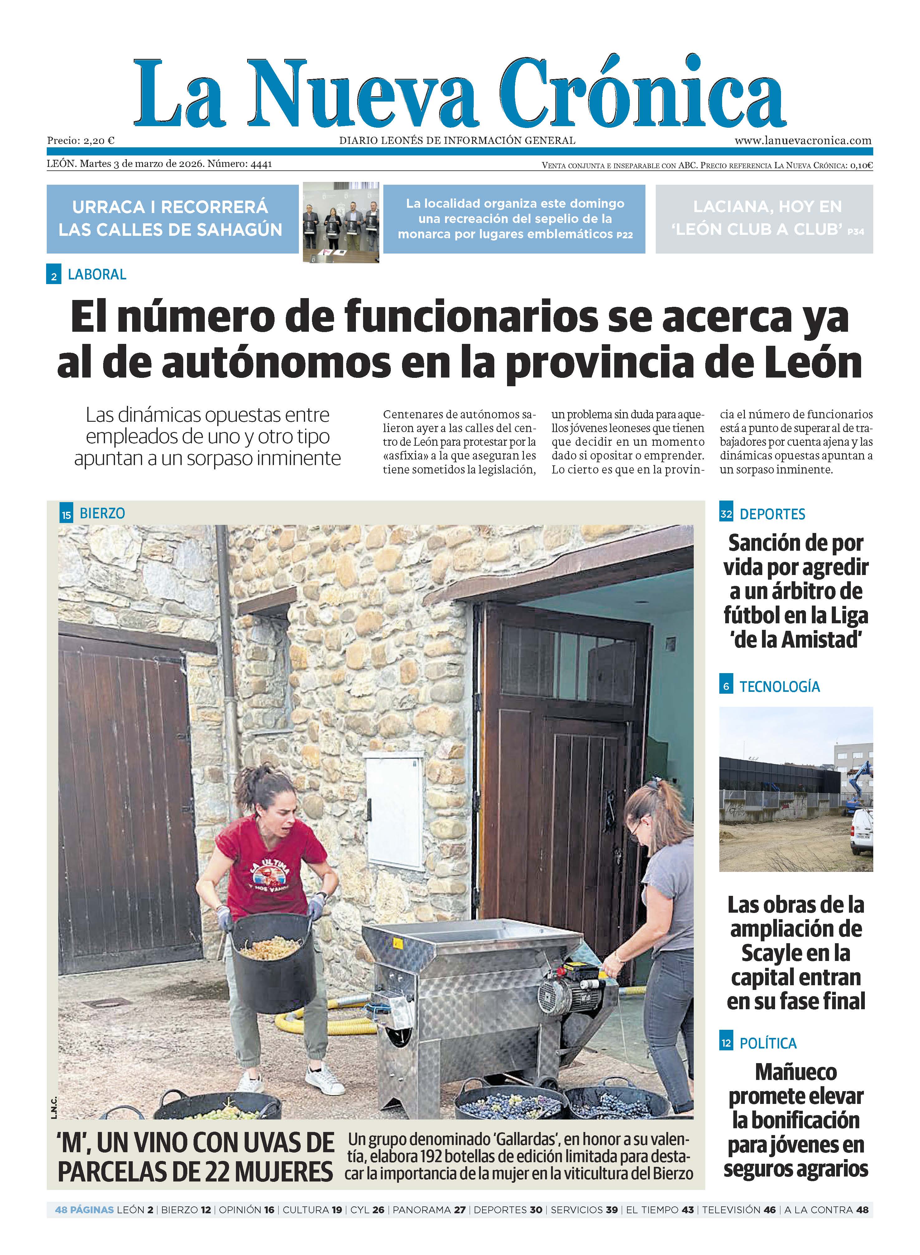 03 03 2026 La Nueva Crónica