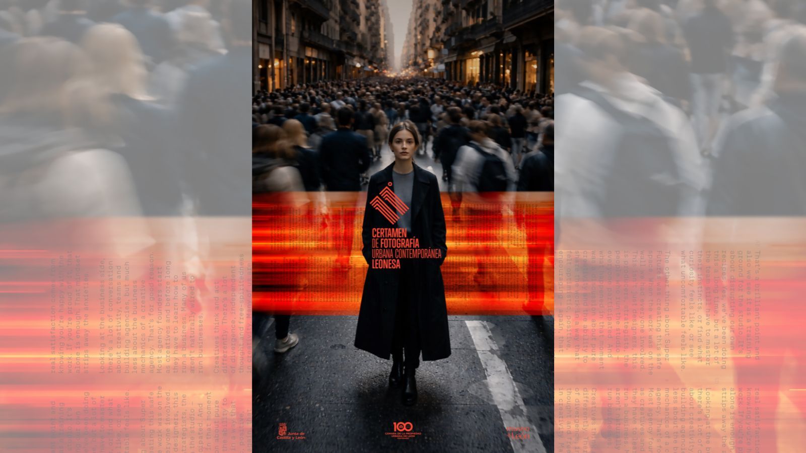 El cartel del XI Certamen de Fotografía Urbana Contemporánea Leonesa.