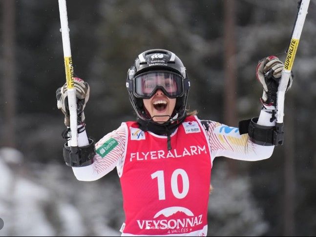 María Martín durante uno de los momentos de la Copa del Mundo. María Martín durante uno de los momentos de la Copa del Mundo.