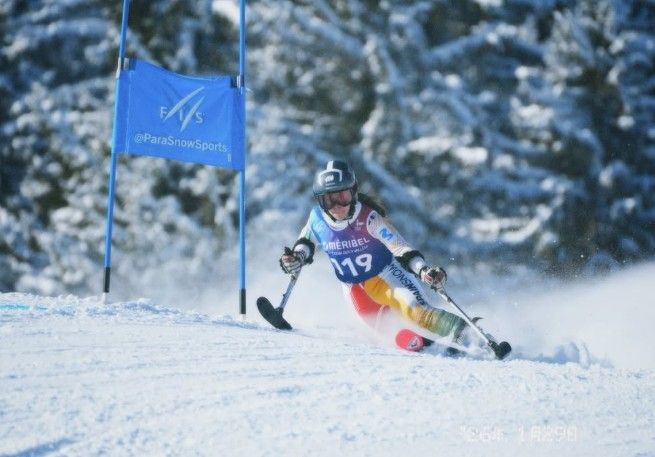 Una de las competiciones en Lately (Francia) de la leonesa. Una de las competiciones en Lately (Francia) de la leonesa.