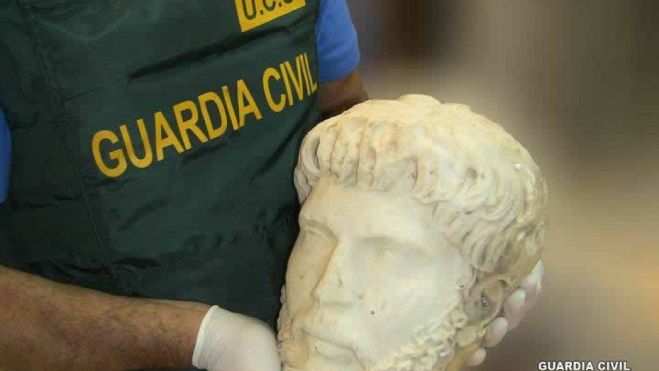 La Guardia Civil recuperó la pieza en Andalucía.GUARDIA CIVIL