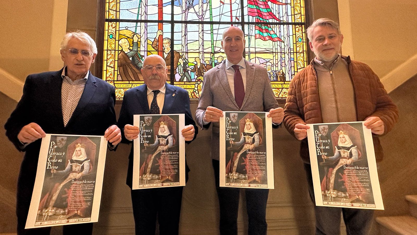 La Federación de Vecinos Rey Ordoño en su reunión con el alcalde José Antonio Diez. | L.N.C