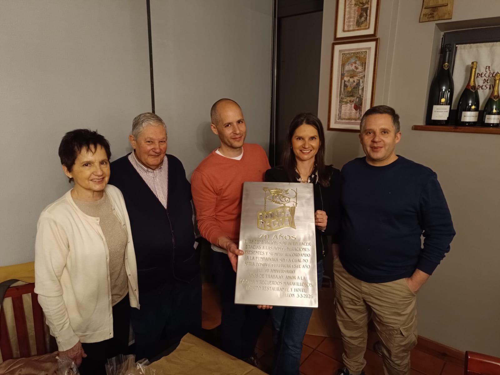 Regalo placa empleados