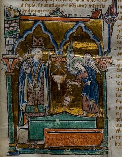 Miniatura del obispo Teodomiro.