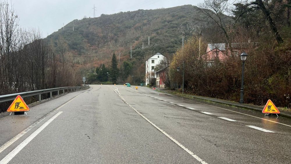 Carretera CL-631, que conecta Ponferrada y Villablino.