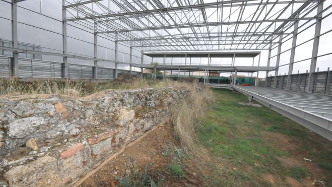 La musealización de la basílica sigue pendiente tras la paralización de las obras.