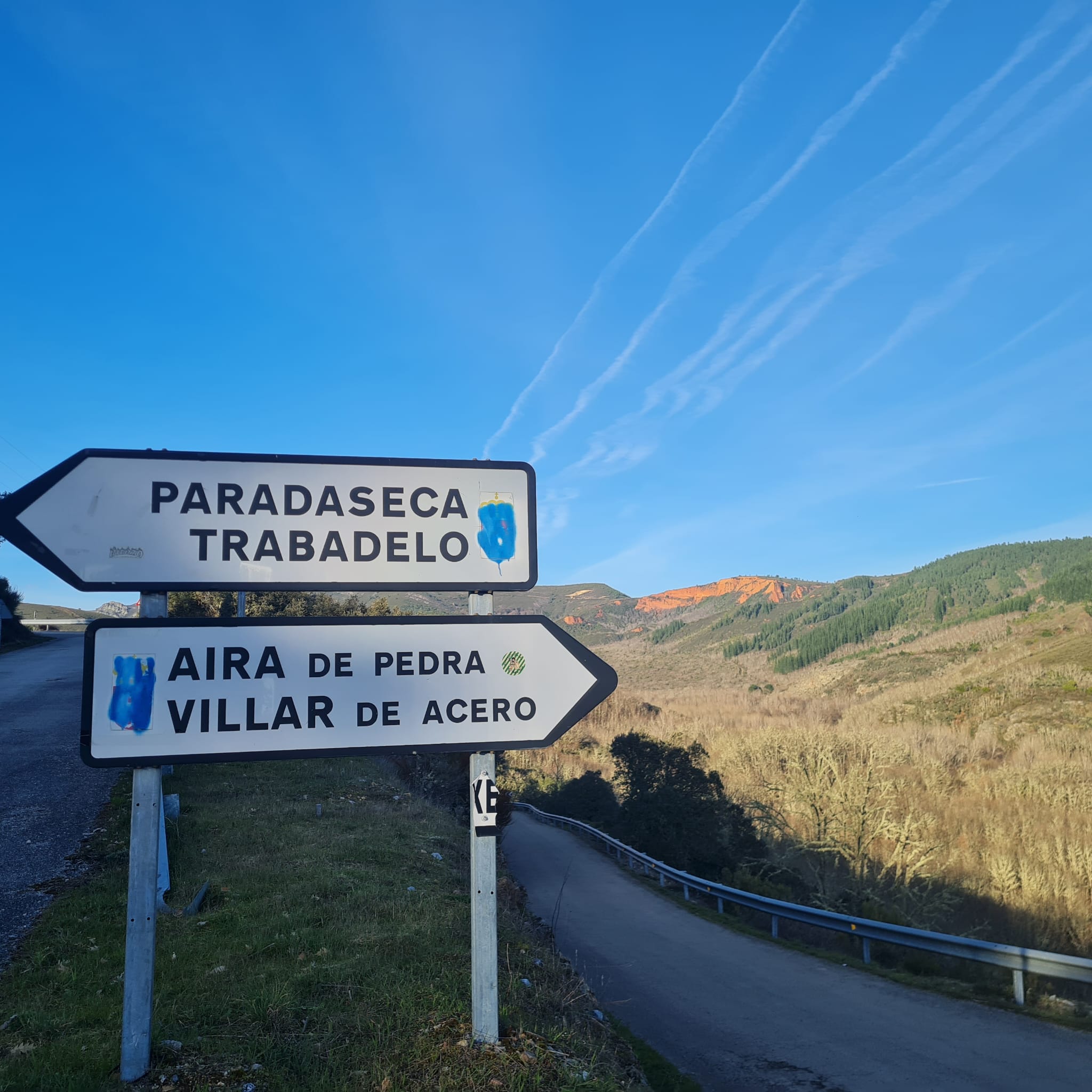 Carreteras de la Somoza villafranquina. | FRANCISCO ARIAS