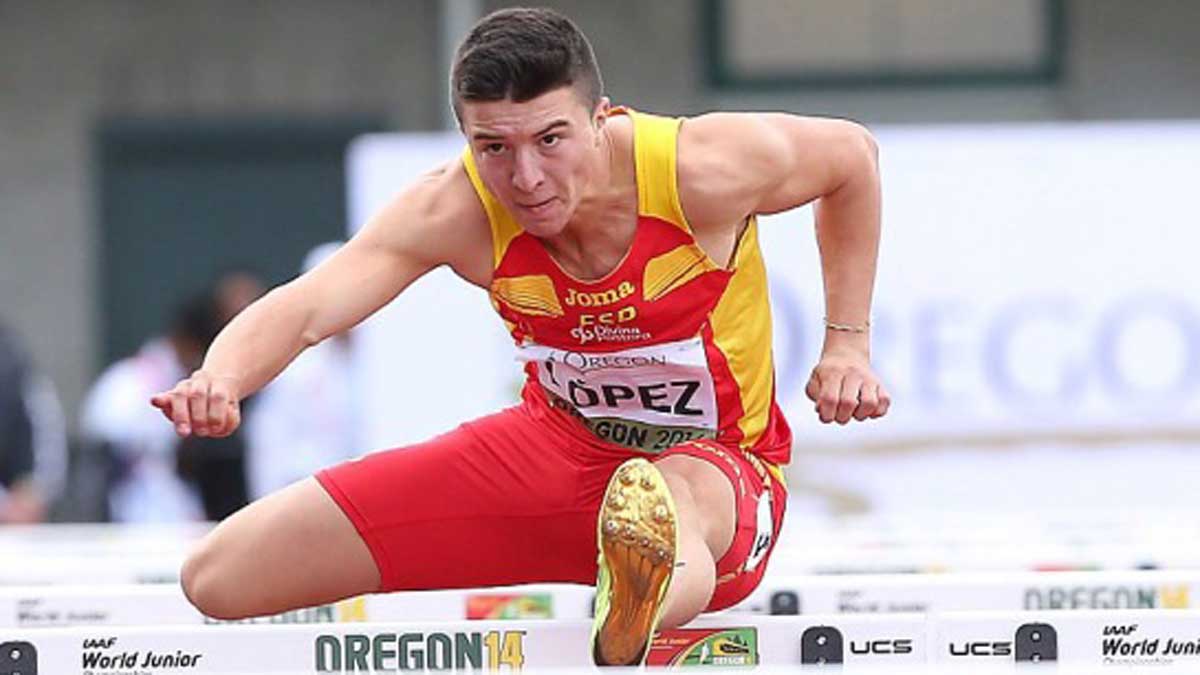 Xisco López, durante la carrera del último Mundial junior en Oregon (USA). | L.N.C.