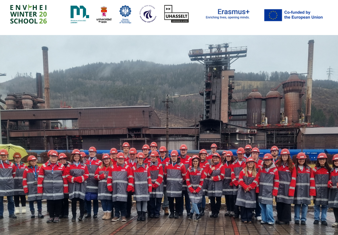 Los miembros de la ULE durante la visita a la planta de Voestalpine Stahl Donawitz. | L.N.C.
