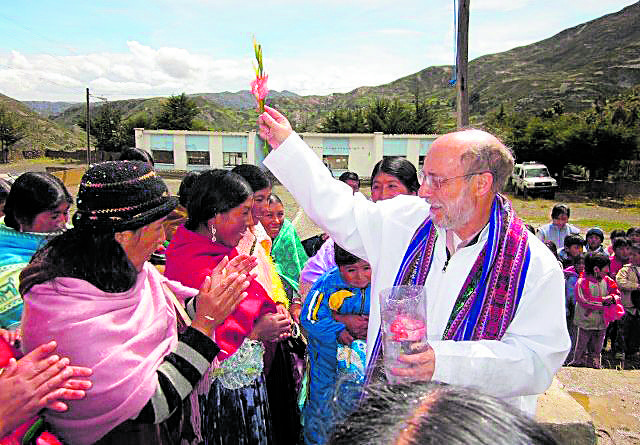 Una bendición de su etapa en Bolivia, donde trabajó varios años. Una bendición de su etapa en Bolivia, donde trabajó varios años.