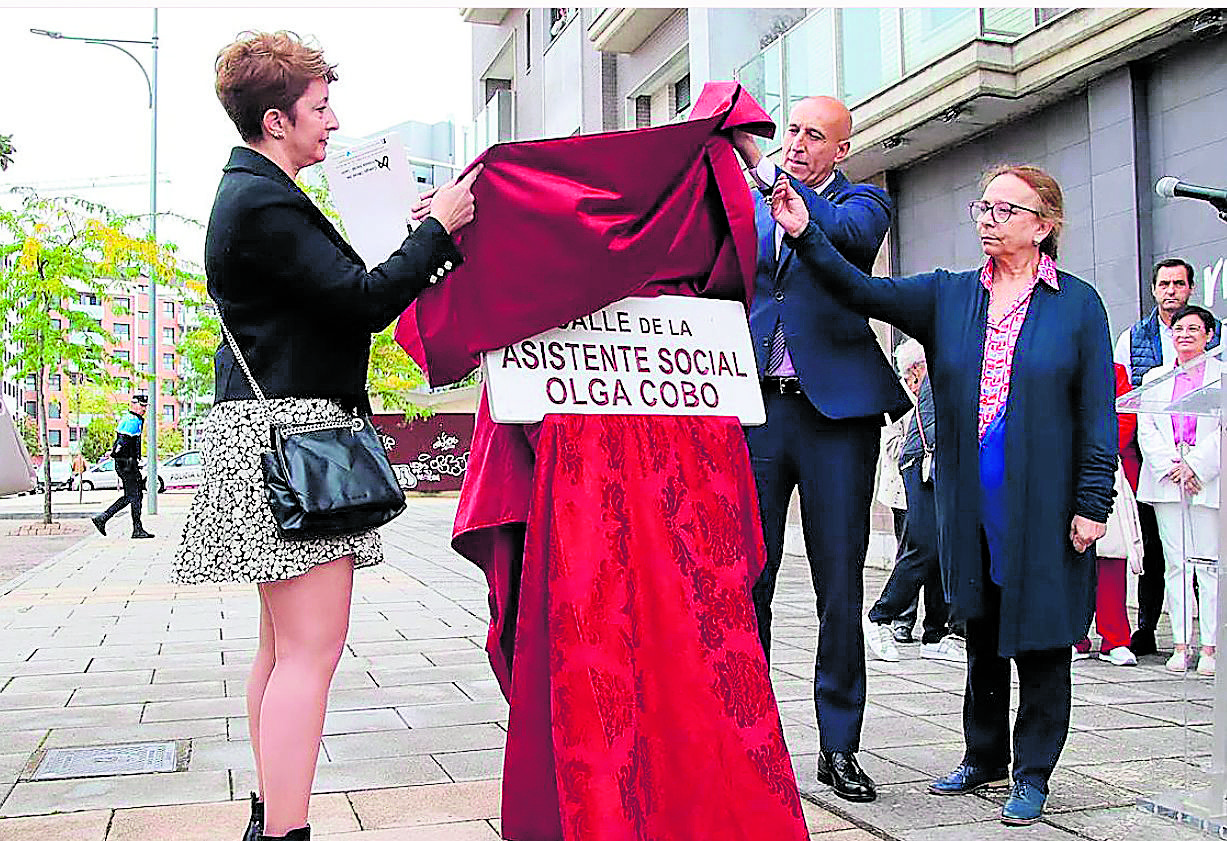 Olga Cobo, una de las pocas mujeres en acceder al callejero de manera reciente.